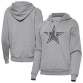 Dallas Cowboys Antigua Women's Victory Hoodie Heather Gray - NFL