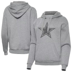 Dallas Cowboys Antigua Women's Victory Hoodie Heather Gray - NFL