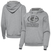 Green Bay Packers Antigua Women's Victory Hoodie Heather Gray - NFL