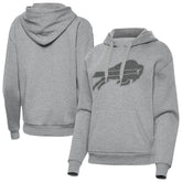 Buffalo Bills Antigua Women's Victory Hoodie Heather Gray - NFL