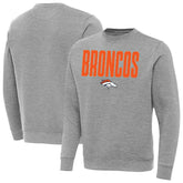 Denver Broncos Antigua Victory Sweatshirt Heather Gray - NFL