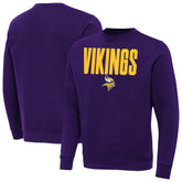Minnesota Vikings Antigua Victory Sweatshirt Purple - NFL