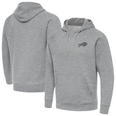 Buffalo Bills Antigua Victory Hoodie Heather Gray - NFL