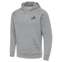 Detroit Lions Antigua Victory Hoodie Heather Gray - NFL