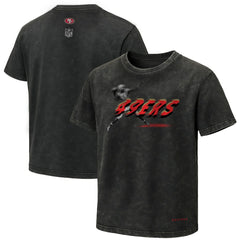 San Francisco 49ers EQUIHUA Retro T-Shirt Black - NFL