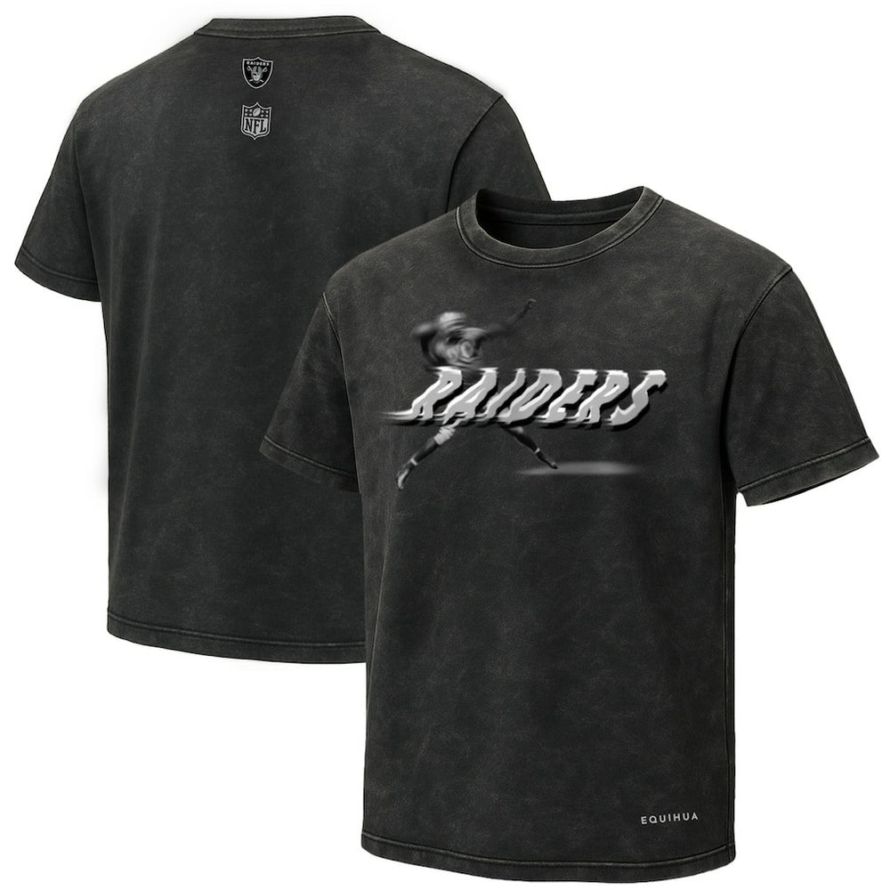 Las Vegas Raiders EQUIHUA Retro T-Shirt Black - NFL