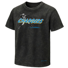 Los Angeles Chargers EQUIHUA Retro T-Shirt Black - NFL