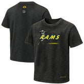 Los Angeles Rams EQUIHUA Retro T-Shirt Black - NFL