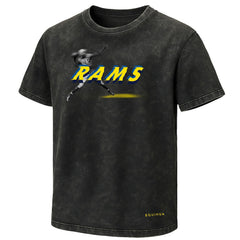 Los Angeles Rams EQUIHUA Retro T-Shirt Black - NFL