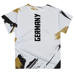 Germany National Team Vive La Fete Youth Paint Brush T-Shirts - White