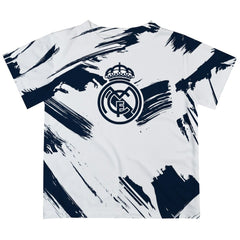 Real Madrid Vive La Fete Youth Paint Brush T-Shirts - White