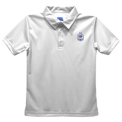 France National Team Vive La Fete Youth Solid Polo - White