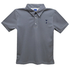 Tottenham Hotspur Vive La Fete Youth Pencil Stripe Polo - Navy