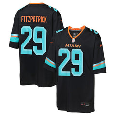 Minkah Fitzpatrick Miami Dolphins Youth 2025 Rivalries Collection Game Jersey Pitch Blue - Nike