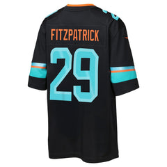 Minkah Fitzpatrick Miami Dolphins Youth 2025 Rivalries Collection Game Jersey Pitch Blue - Nike
