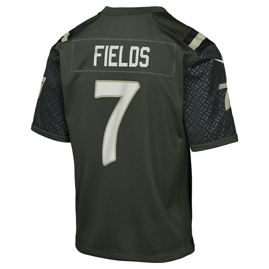 Justin Fields New York Jets Youth 2025 Rivalries Collection Game Jersey - Gotham Green | NFL Jerseys