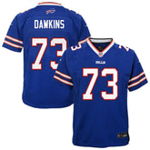 Dion Dawkins Buffalo Bills Youth Team Game Jersey Royal - Nike