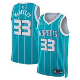NBA - Liam McNeeley Charlotte Hornets Jordan Brand Unisex Swingman Jersey - Teal - Icon Edition