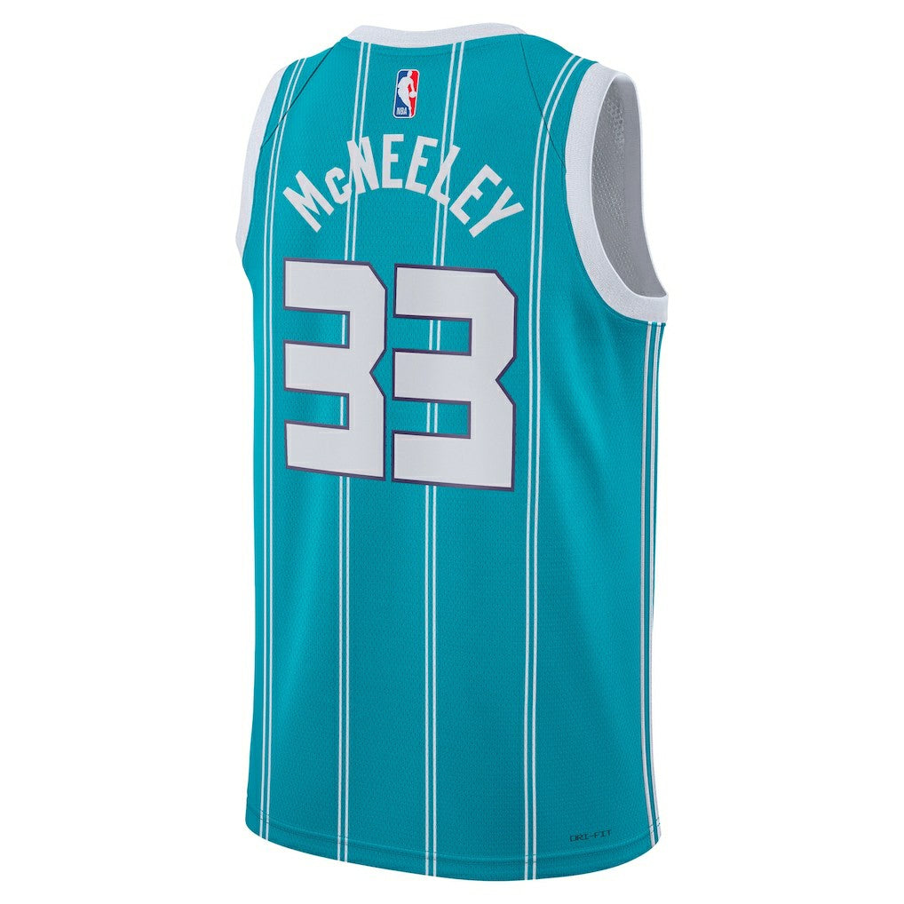 Liam McNeeley Charlotte Hornets Jordan Brand Unisex Swingman Jersey - Teal - Icon Edition discount | NBA Jerseys