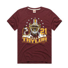 Sean Taylor Washington Commanders Homage Unisex Retired Player Classic Caricature T-Shirt Burgundy - NFL