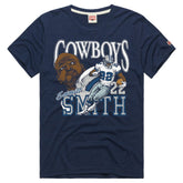 Emmitt Smith Dallas Cowboys Homage Unisex Retired Player Classic Caricature T-Shirt Navy - NFL