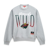 Minnesota Wild - Mitchell & Ness Women's Hockey Night Sweatshirt Heather Gray