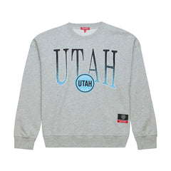 Utah Mammoth - Mitchell & Ness Women's Hockey Night Sweatshirt Heather Gray