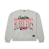 Carolina Hurricanes - Mitchell & Ness Women's Hockey Night Sweatshirt Heather Gray