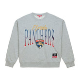 Florida Panthers - Mitchell & Ness Women's Hockey Night Sweatshirt Heather Gray