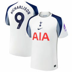 Nike Richarlison Tottenham Hotspur 2025/26 Home Replica Player Jerseys - White