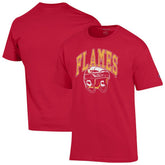 Calgary Flames - Champion Helmet T-Shirt Red