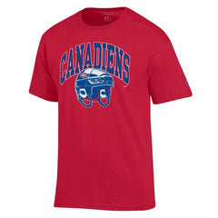 Montreal Canadiens - Champion Helmet T-Shirt Red