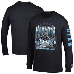 Utah Mammoth - Champion Long Sleeve Jersey T-Shirt Black