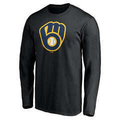 Milwaukee Brewers Team Logo Long Sleeve T-Shirt Online