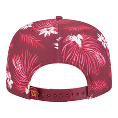 Washington Commanders New Era Palm Print A-Frame 9FIFTY Snapback Hat Burgundy - NFL
