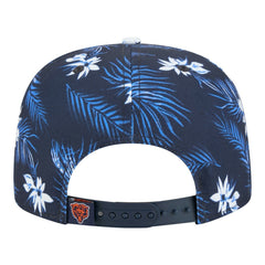 Chicago Bears New Era Palm Print A-Frame 9FIFTY Snapback Hat Navy - NFL