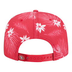 San Francisco 49ers New Era Palm Print A-Frame 9FIFTY Snapback Hat Scarlet - NFL