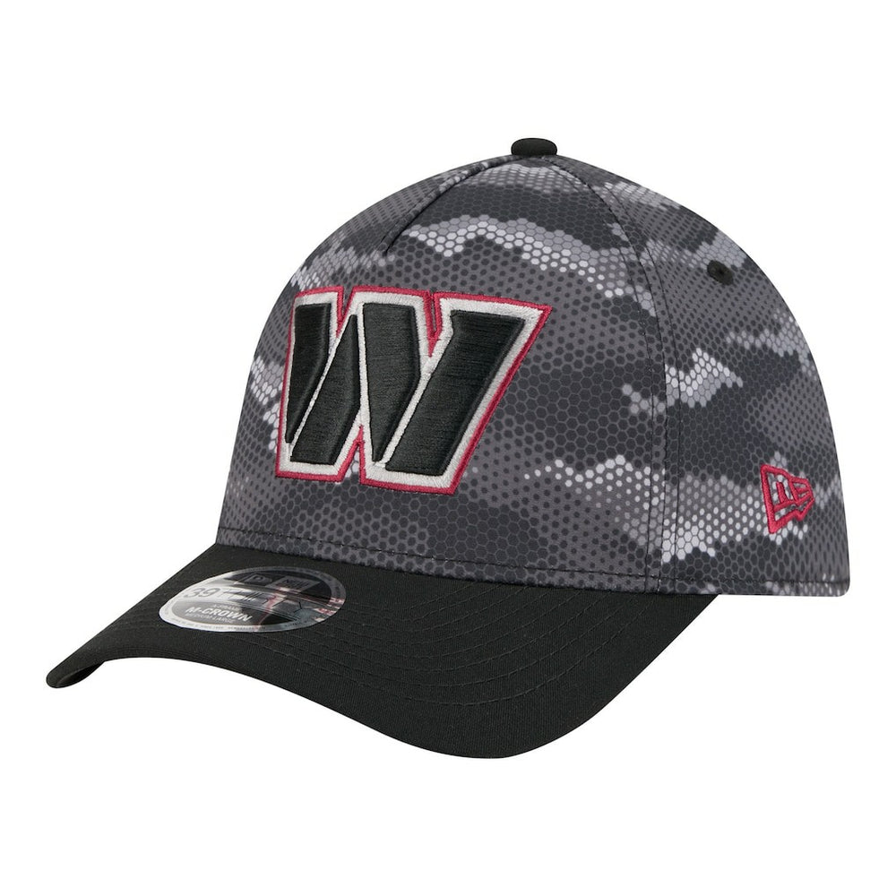 Washington Commanders New Era Camo A-Frame 39THIRTY Flex Hat Black - NFL