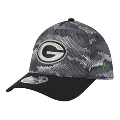 Green Bay Packers New Era Camo A-Frame 39THIRTY Flex Hat Black - NFL
