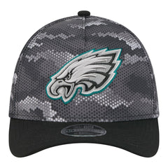 Philadelphia Eagles New Era Camo A-Frame 39THIRTY Flex Hat Black - NFL