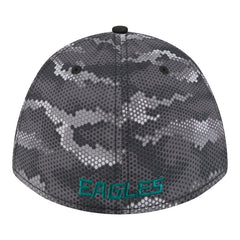 Philadelphia Eagles New Era Camo A-Frame 39THIRTY Flex Hat Black - NFL