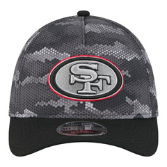 San Francisco 49ers New Era Camo A-Frame 39THIRTY Flex Hat Black - NFL