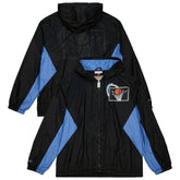 Mitchell & Ness - Cleveland Cavaliers Playmaker Full-Zip Hooded Windbreaker Jacket - Black