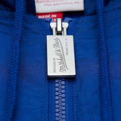 Mitchell & Ness - Denver Nuggets Playmaker Full-Zip Hooded Windbreaker Jacket - Blue