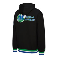 Mitchell & Ness - Dallas Mavericks Unisex Vintage Heavyweight Hoodie - Black