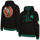 Mitchell & Ness - Boston Celtics Unisex Vintage Heavyweight Hoodie - Black