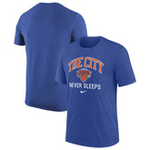 Nike - New York Knicks Tri-Blend T-Shirt - Heather Royal