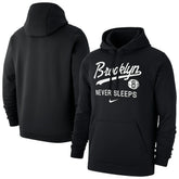 Nike - Brooklyn Nets Brooklyn Never Sleeps Club Hoodie - Black