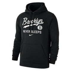 Nike - Brooklyn Nets Brooklyn Never Sleeps Club Hoodie - Black