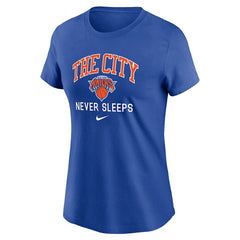 Nike - New York Knicks Women's The City Never Sleeps T-Shirt - Blue